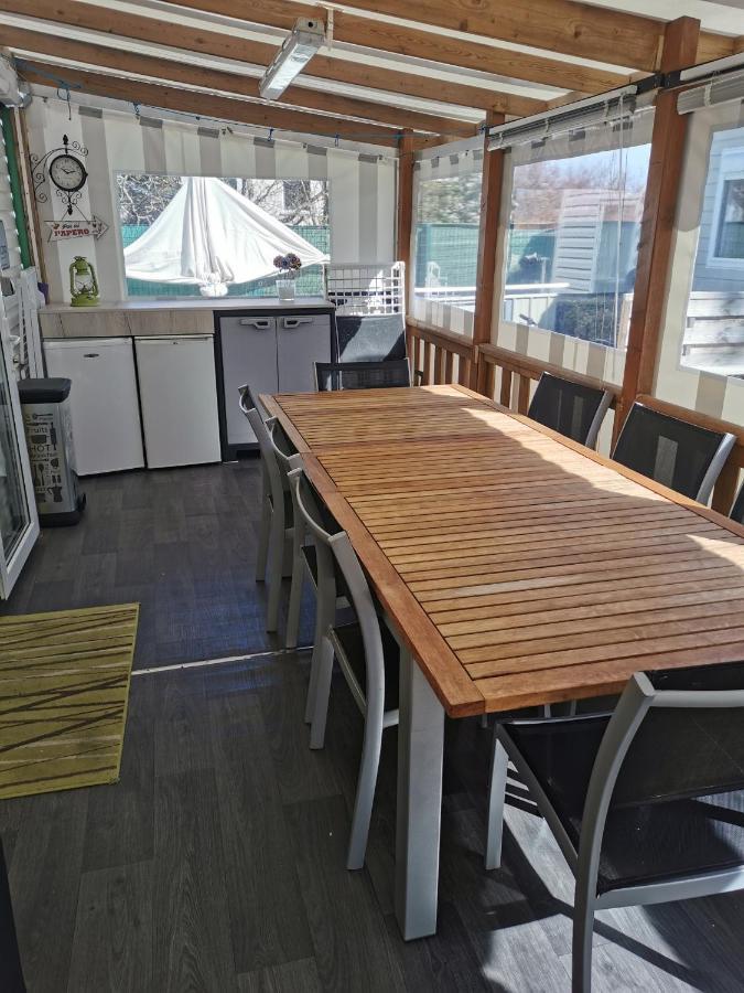 Camping Les Bois Mobil Home Grand Luxe 3Ch 2Sdb Сен-Жан-де-Мон Екстер'єр фото